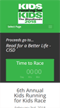 Mobile Screenshot of kidsrunningforkids.com
